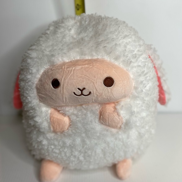 Fortuning's Jds Sheep Stuffed Animal Cute Plushies Chubby Plush Pillows, 11” - Picture 4 of 5